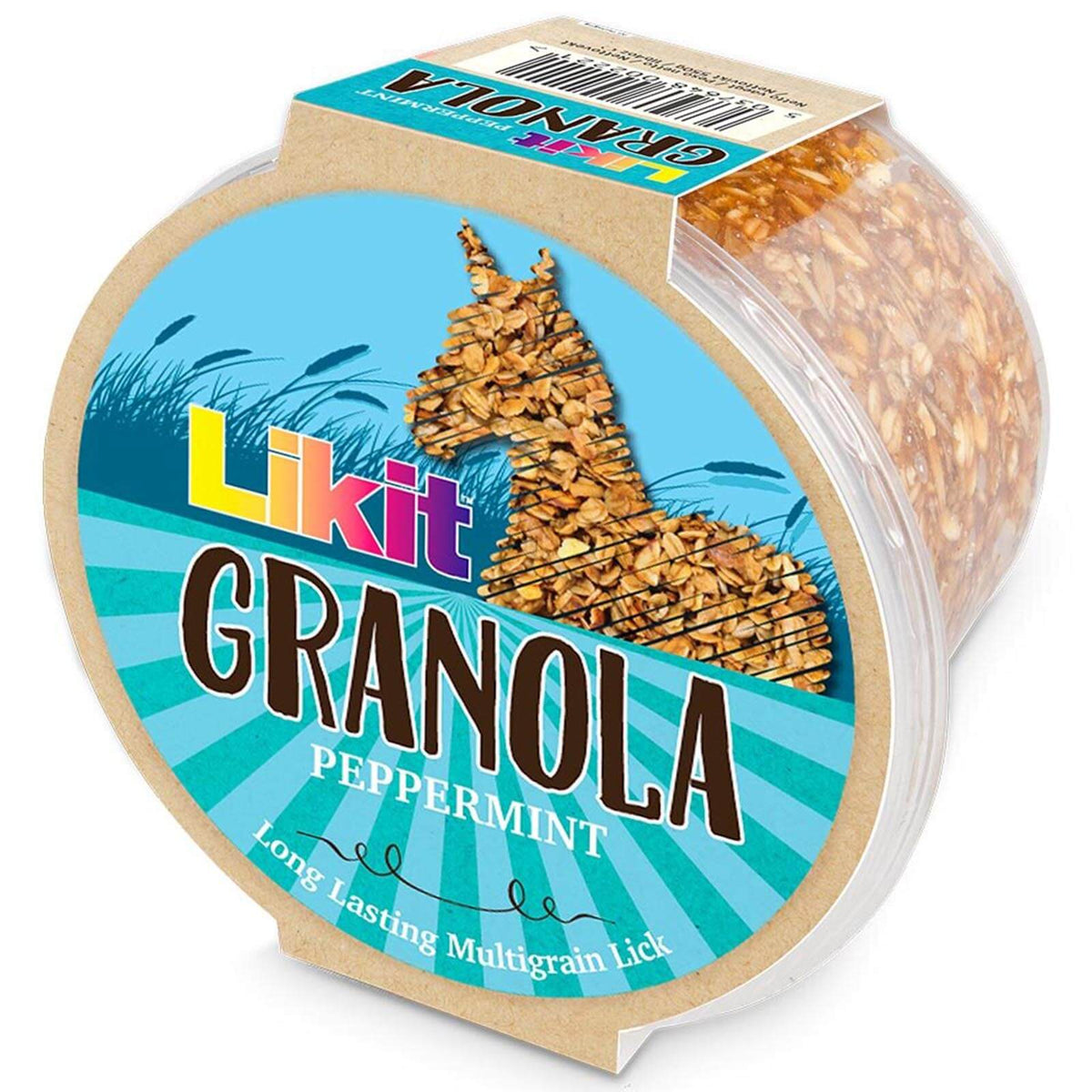 Likit Leckstein Müsli 550g, Granola Peppermint, Produkt allein in der Verpackung.