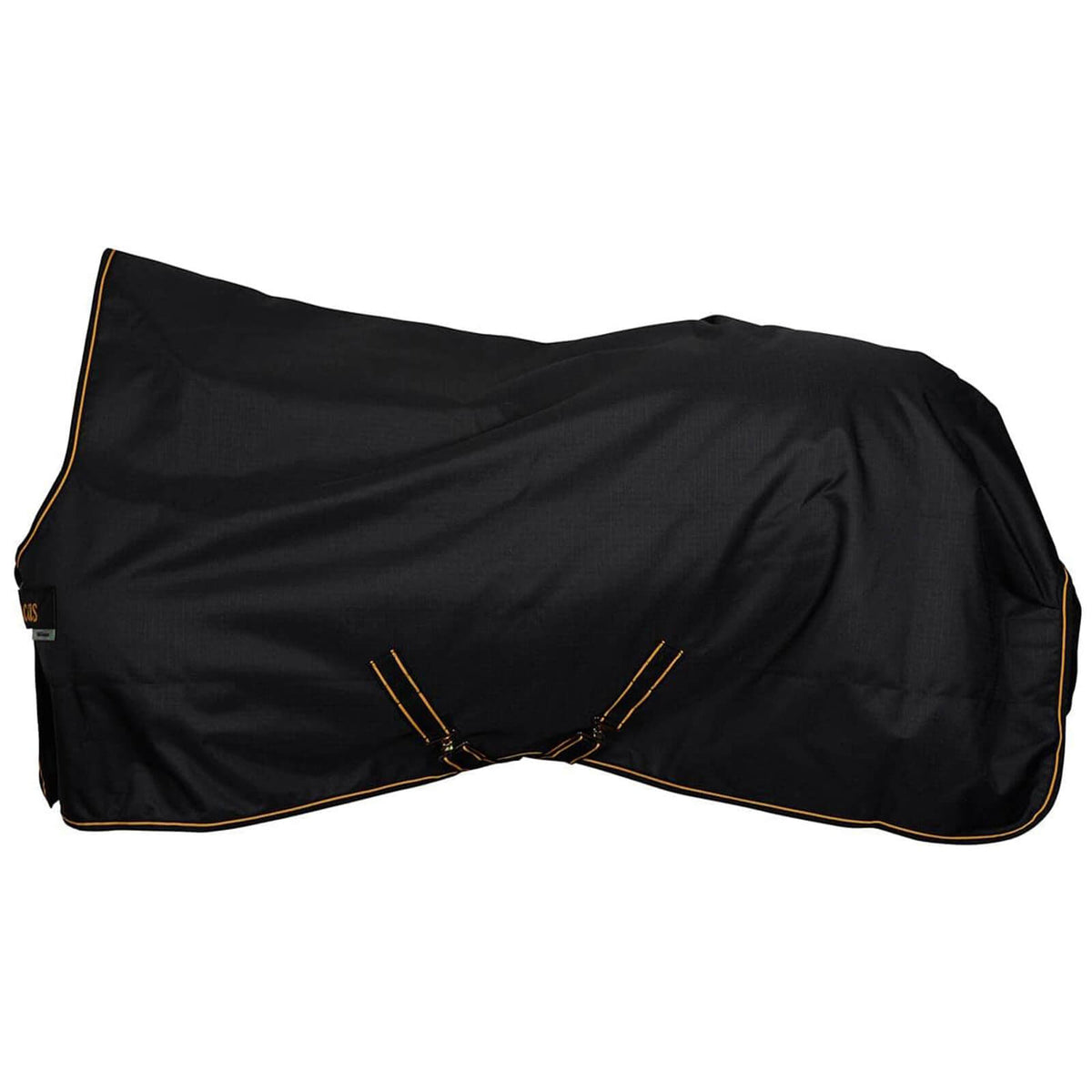 Bucas Outdoordecke 50g Irish Turnout High Neck Weidedecke, Schwarz, Produkt allein.