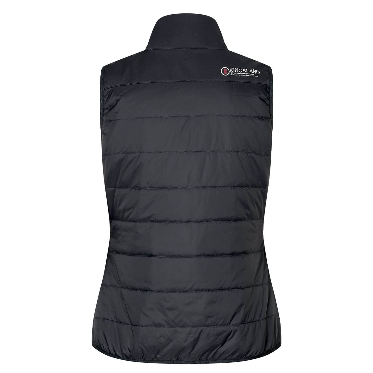 Heizweste Damen KLValero Ladies Heat Vest, Schwarz, Rückansicht des Produkts.