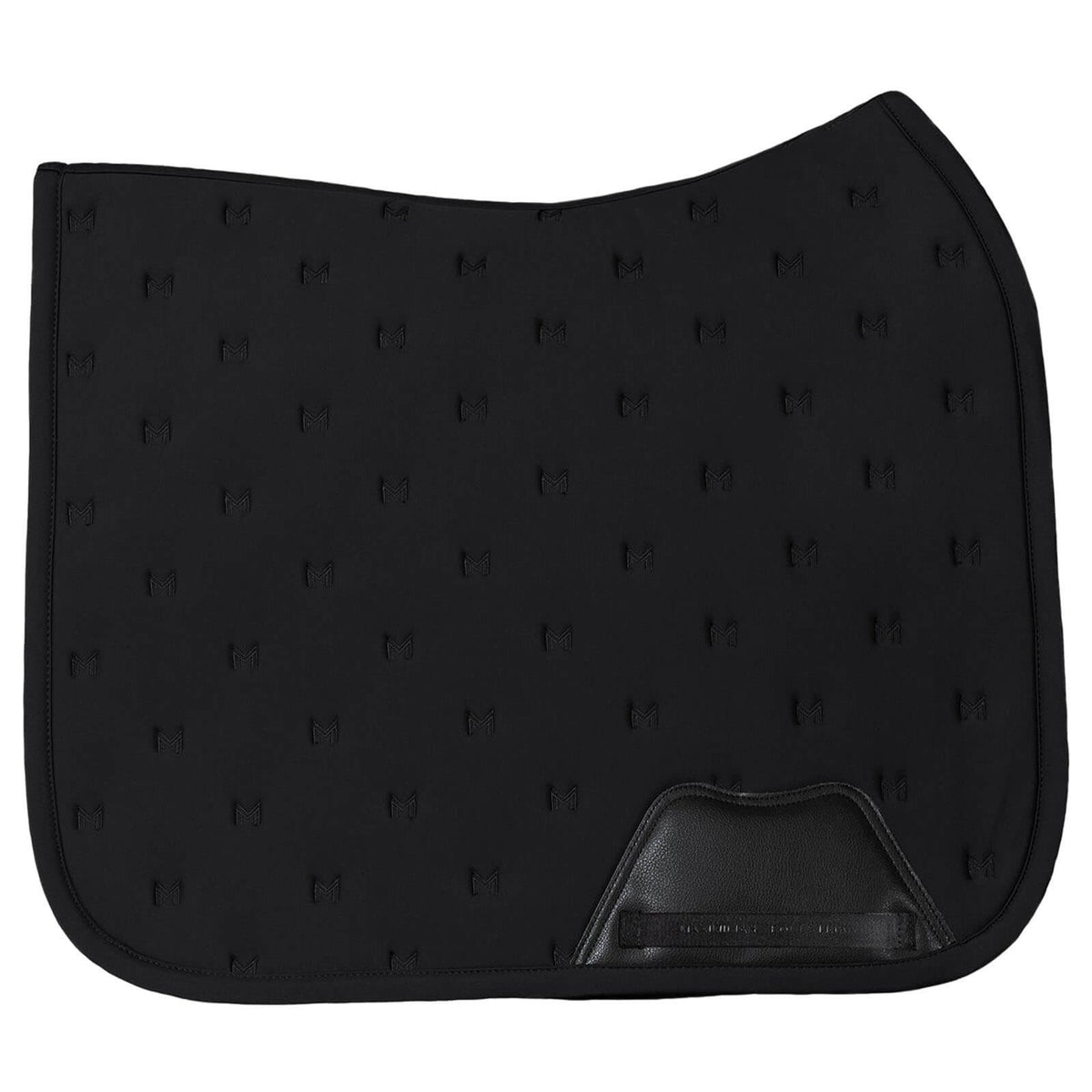 Maximilian Equestrian Schabracke Dressur Stamp Saddle Pad Dressurschabracke, Schwarz, Produkt allein.