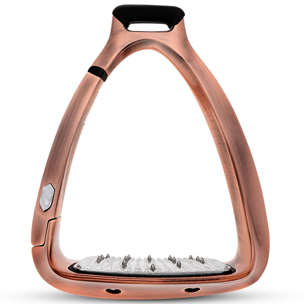 Samshield Steigbügel Shield´Rup, Pink Gold Brushed, Produkt allein auf weißem Hintergrund.