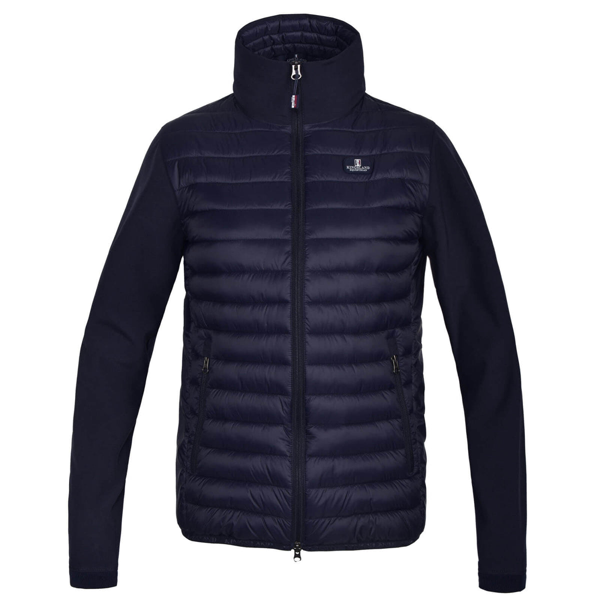 Kingsland Jacke Classic Unisex Hybrid Jacket Unisexjacke, Navy, Produkt allein auf weißem Hintergrund.