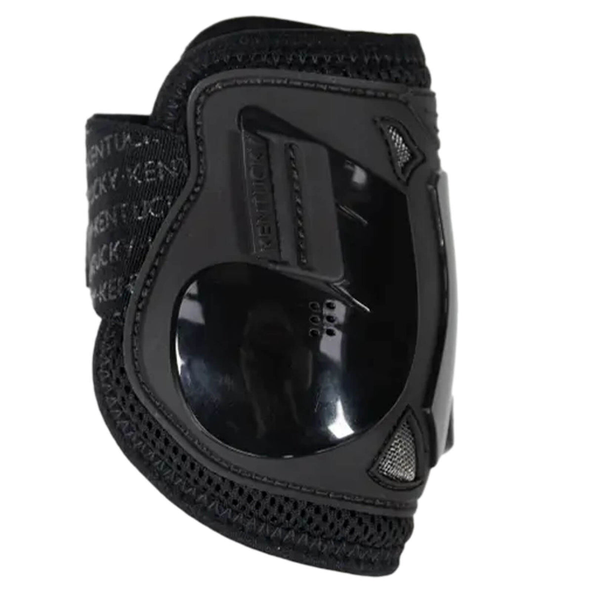 Kentucky Horsewear Streichkappen Moonboots Air Velcro, Schwarz, Produkt allein auf weißem Hintergrund.