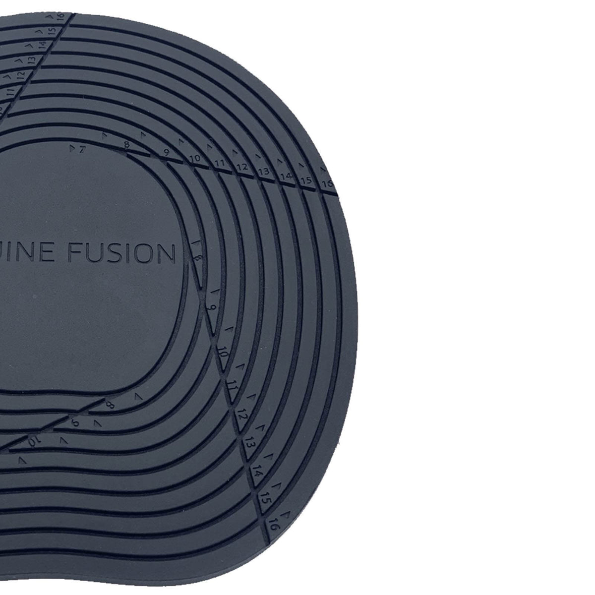 Equine Fusion Hufschuheinlage Dampening Pad Slim, dunkelgrau, Produkt allein.