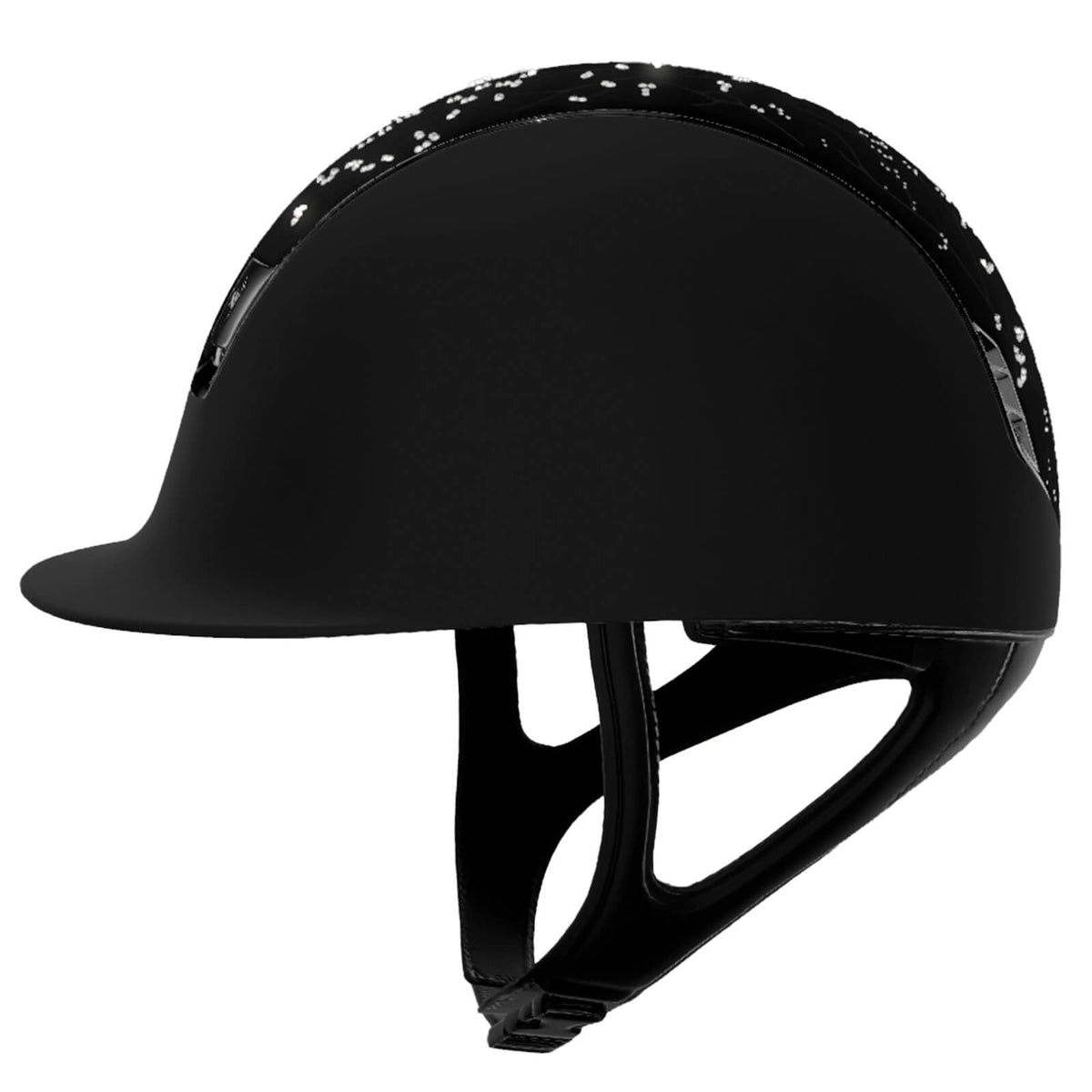 Samshield Reithelm Shadowmatt 2.0 Shadowmatt Black/CrystalLeaf Black/Chrome Black/Chrome Black, schwarz, Produkt allein.