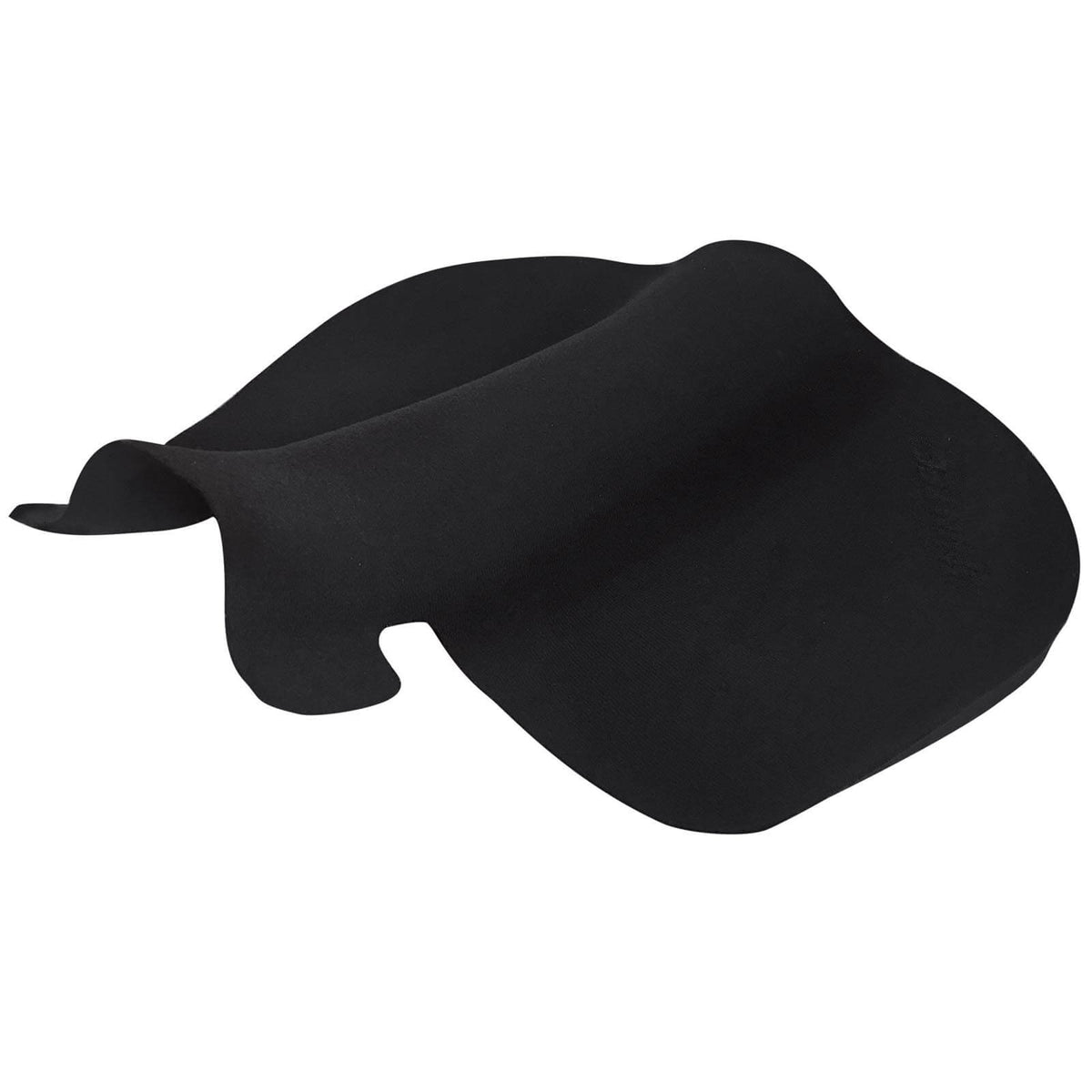 Sattelpad Half Comfort Sattelunterlage, Schwarz, Produkt allein auf weißem Hintergrund.