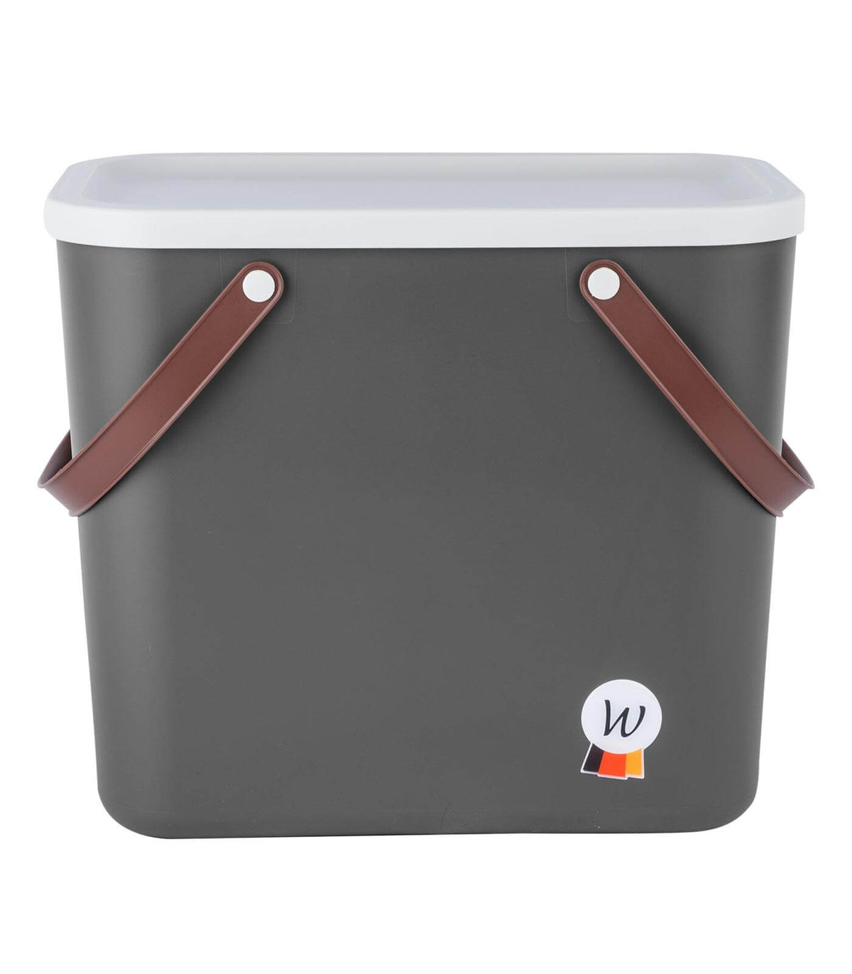 Waldhausen Deckel für Multibag ECO 25 l, Grau, Produkt allein auf weißem Hintergrund.