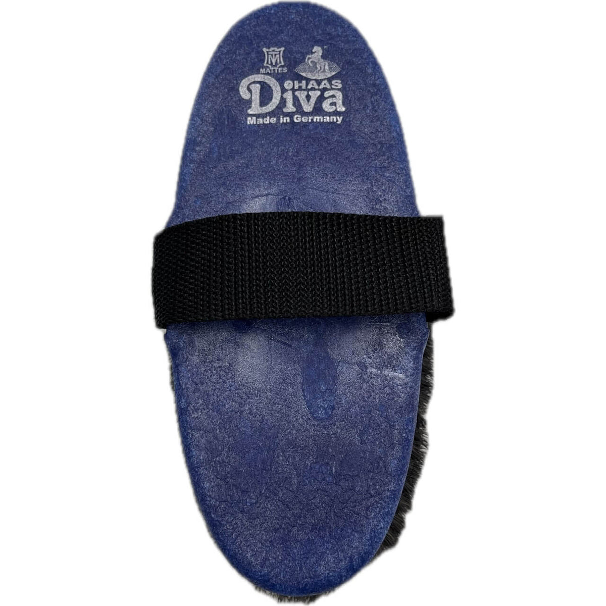 Diva von Haas, Blau, Detailaufnahme der Kardätsche auf weißem Hintergrund.