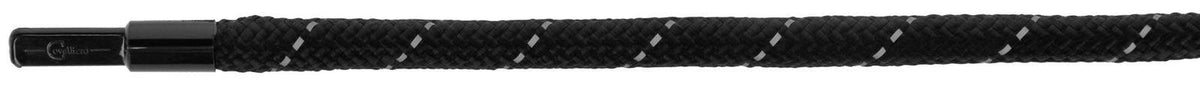 Covalliero Führstrick Reflective Karabinerhaken, Schwarz, Produkt allein auf weißem Hintergrund.