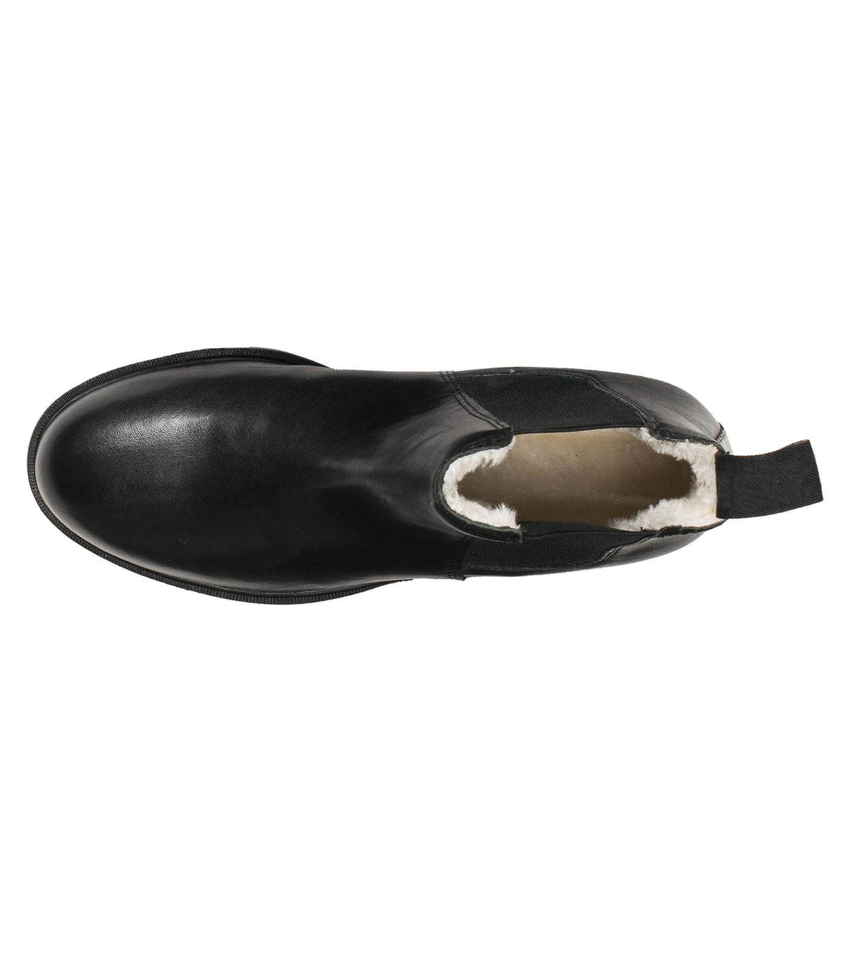E.L.T Jodhpurstiefelette Winter, Schwarz, Produkt allein auf weißem Hintergrund.