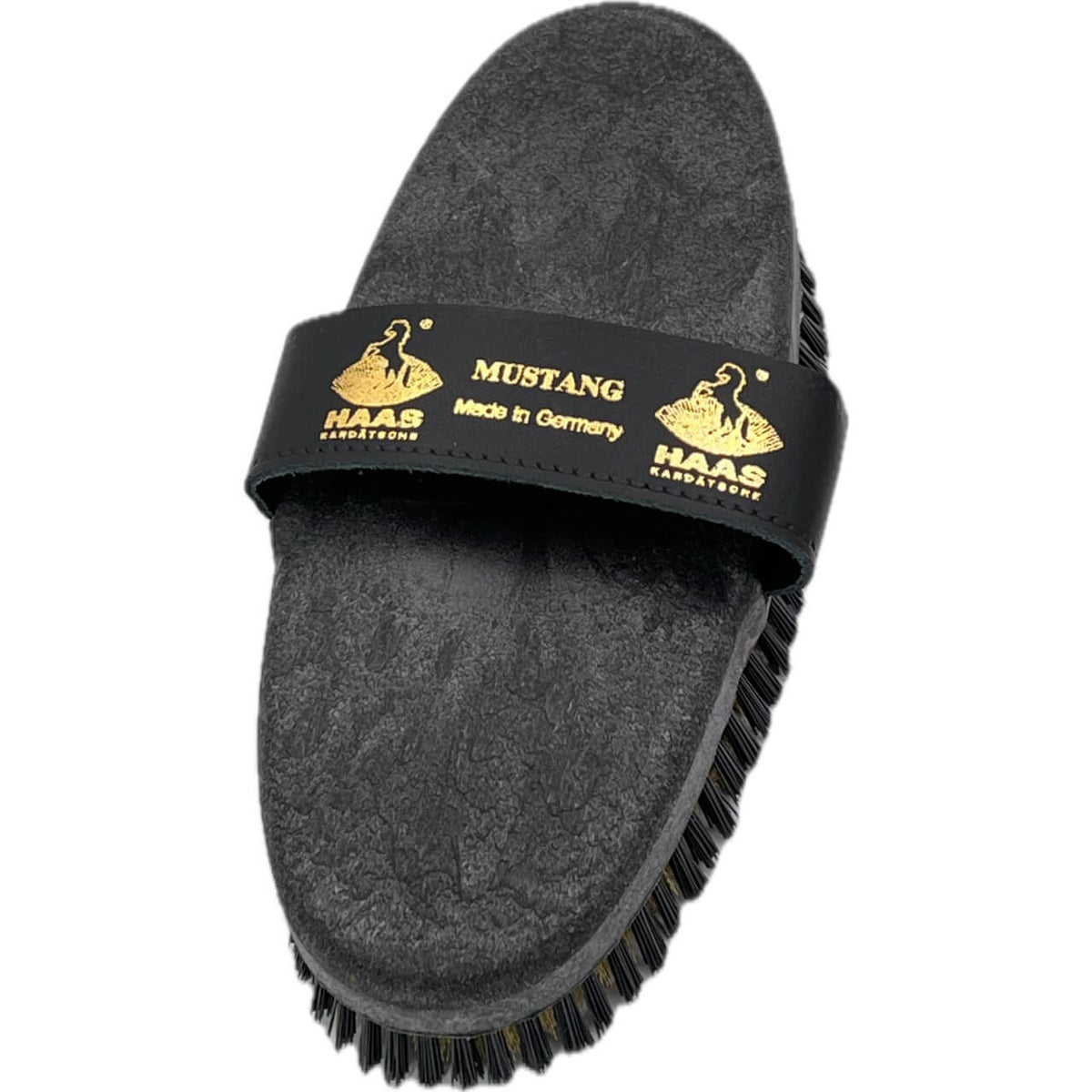 Kardätsche Mustang Damen, Schwarz, Produkt allein auf weißem Hintergrund.