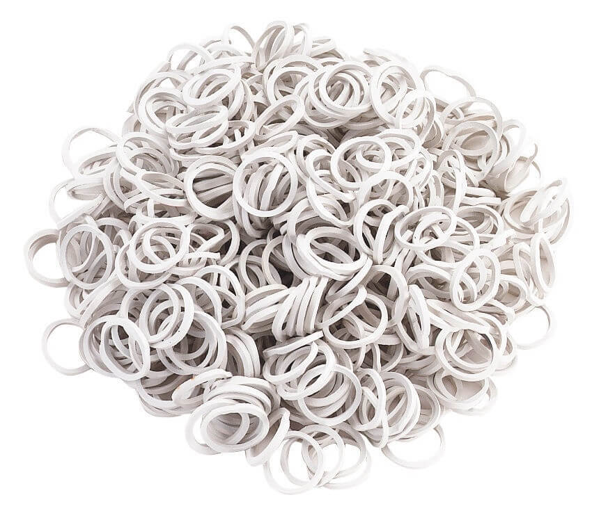 Mähnengummi Einflechtgummis