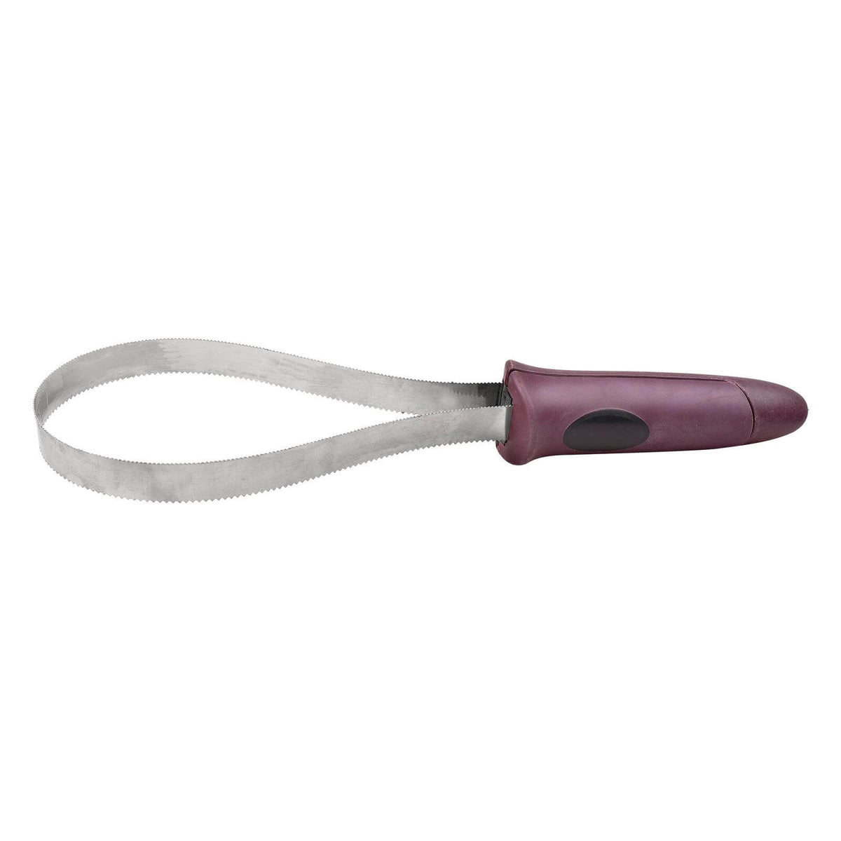 Waldhausen Schweißmesser Soft Touch, Pflaume, Produkt allein auf weißem Hintergrund.