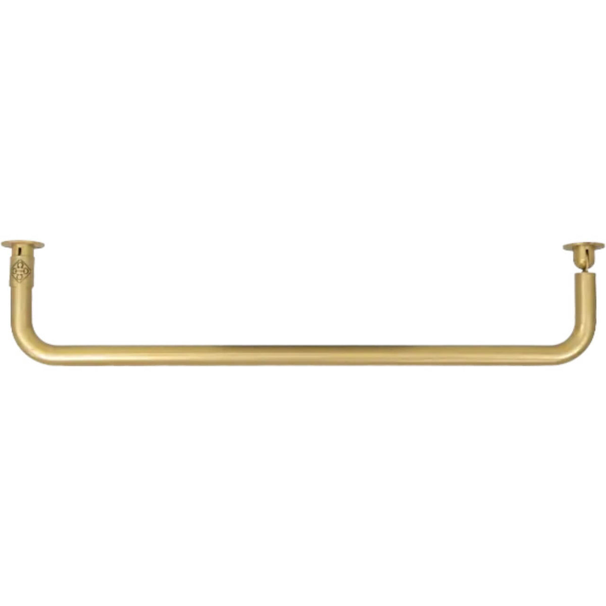Deckenhalter klappbar für Boxentür, Gold, Produkt allein auf weißem Hintergrund.