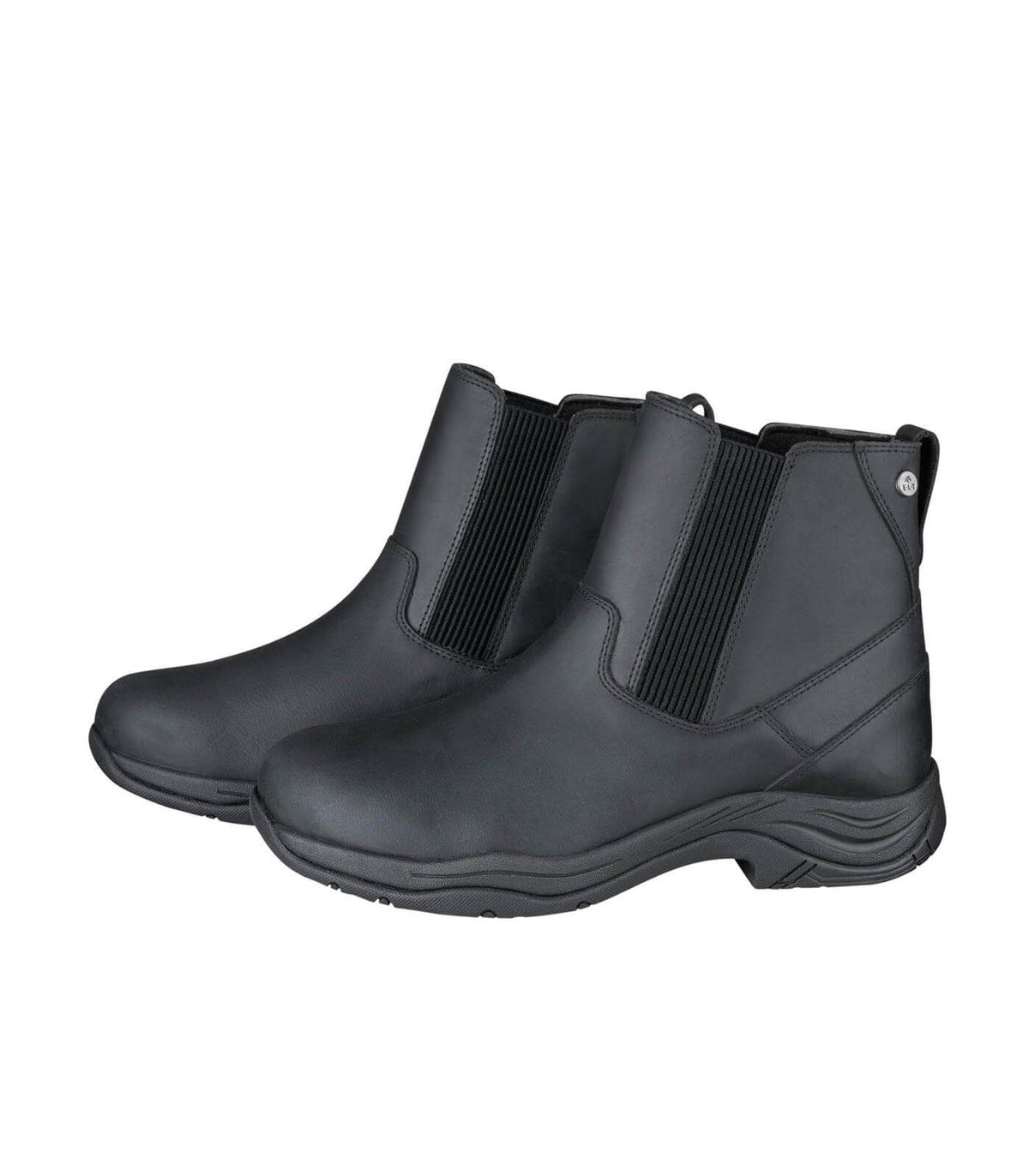 Jodhpurstiefelette Glasgow, Schwarz, Produkt allein auf weißem Hintergrund.