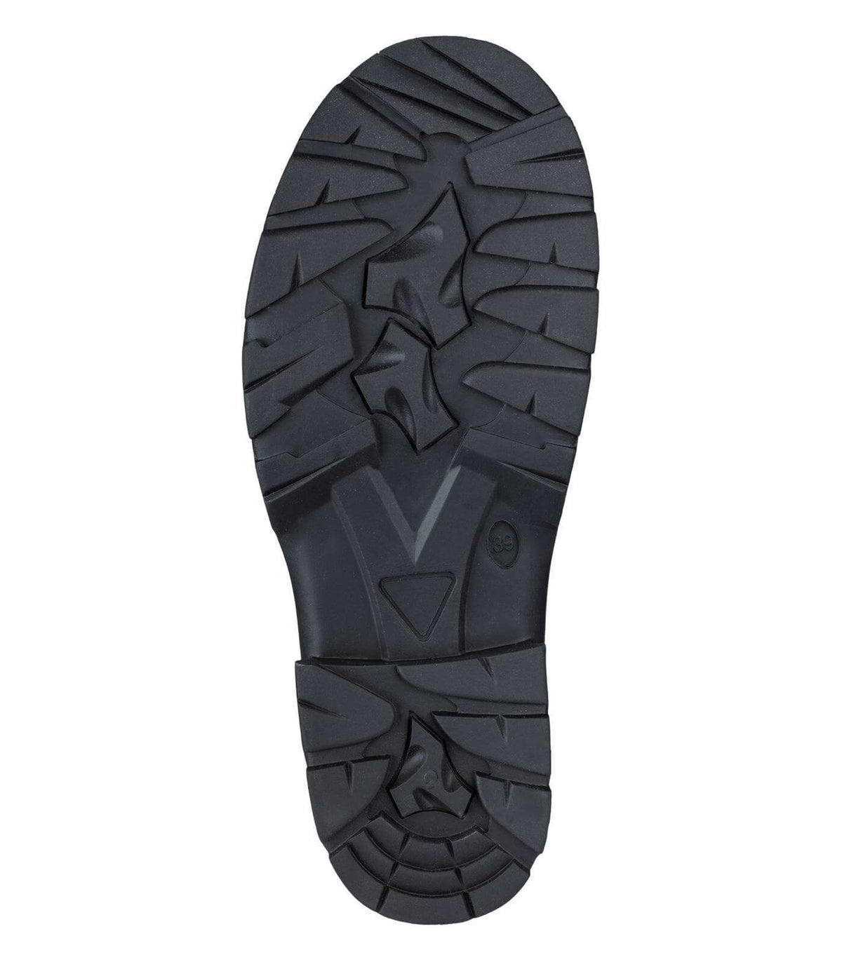 Thermo-Reitstiefel Essential, Schwarz, Detailaufnahme der Sohle.