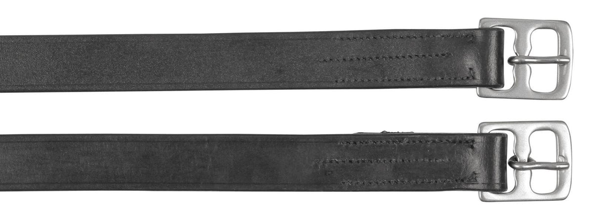 Covalliero Steigbügelriemen Lederriemen, schwarz, Produkt allein.