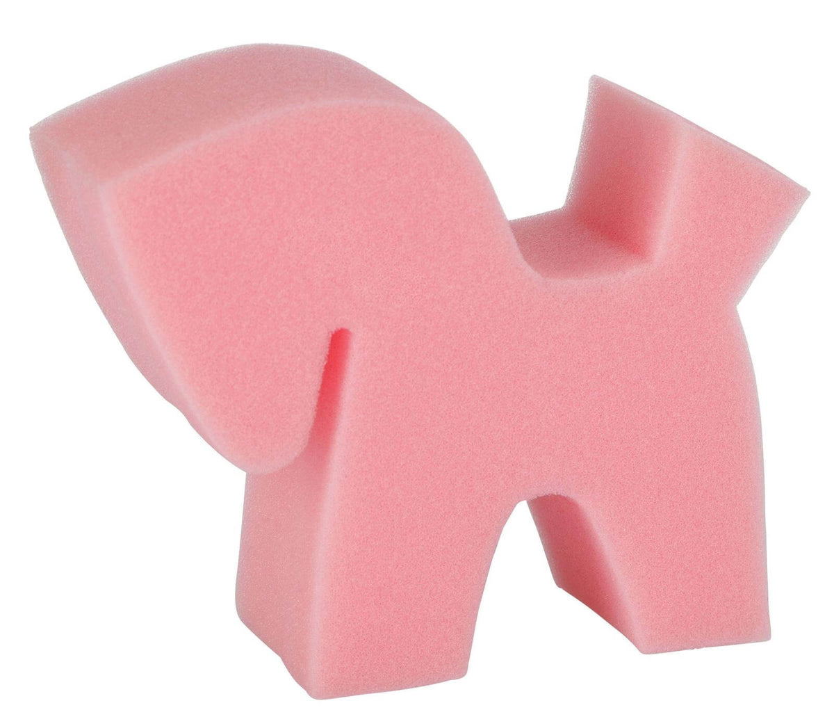 Covalliero Putzschwamm Flecki Pferdeform Schwamm, Rosa, Produkt allein auf weißem Hintergrund.