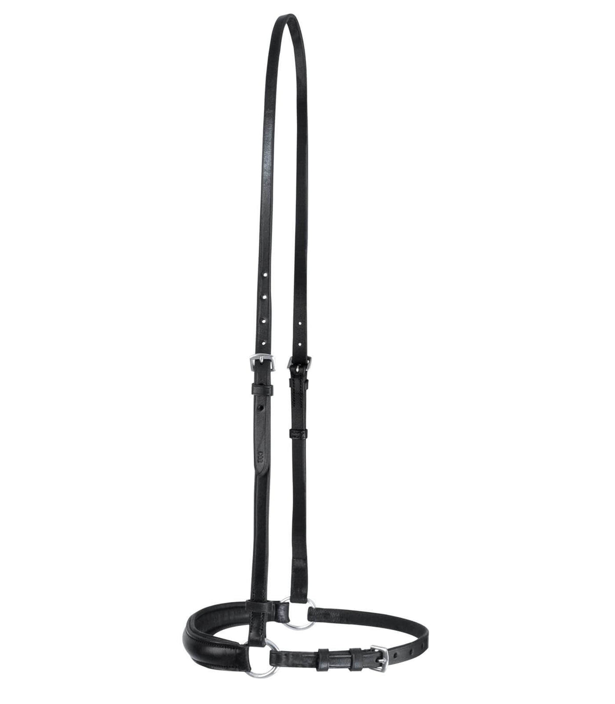 Waldhausen Reithalfter S-Line hann., Schwarz, Produkt allein auf weißem Hintergrund.