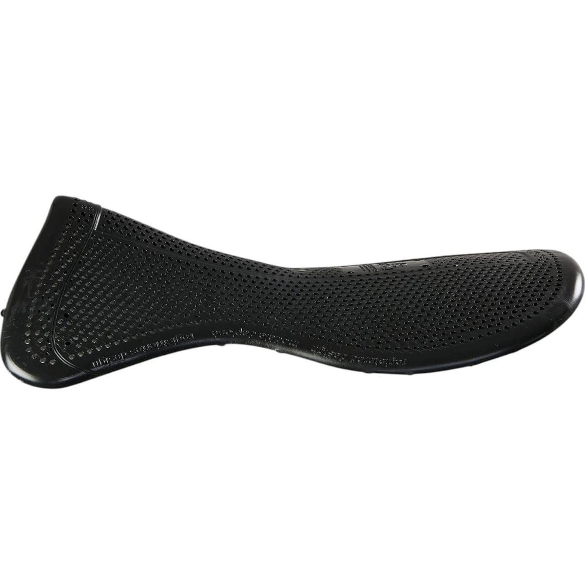 Acavallo Gelpad NS Classic Flach Pad, Schwarz, Produkt allein auf weißem Hintergrund.