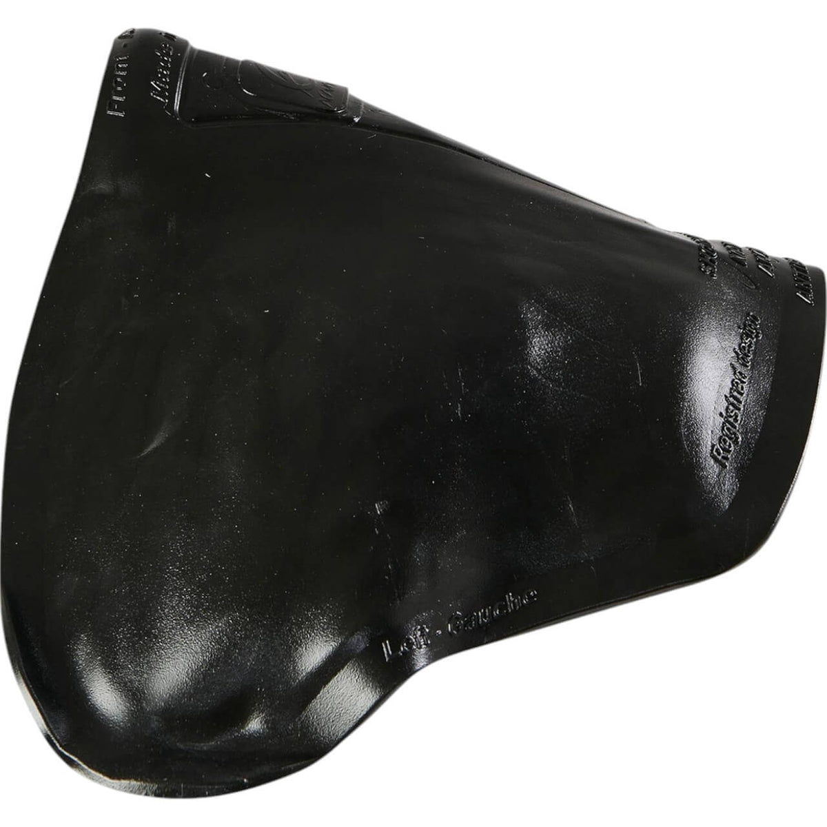 Acavallo Gelpad Vordere Erhöhung NS Classic pad, Schwarz, Produkt allein auf weißem Hintergrund.