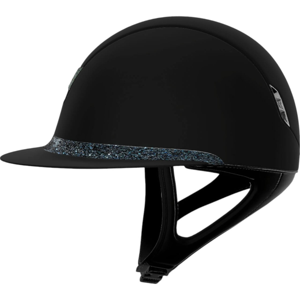 Samshield Reithelm MissShield 2.0 Shadowmatt Black Crystal Fabric Summer Nights Black Mat, Produkt allein.