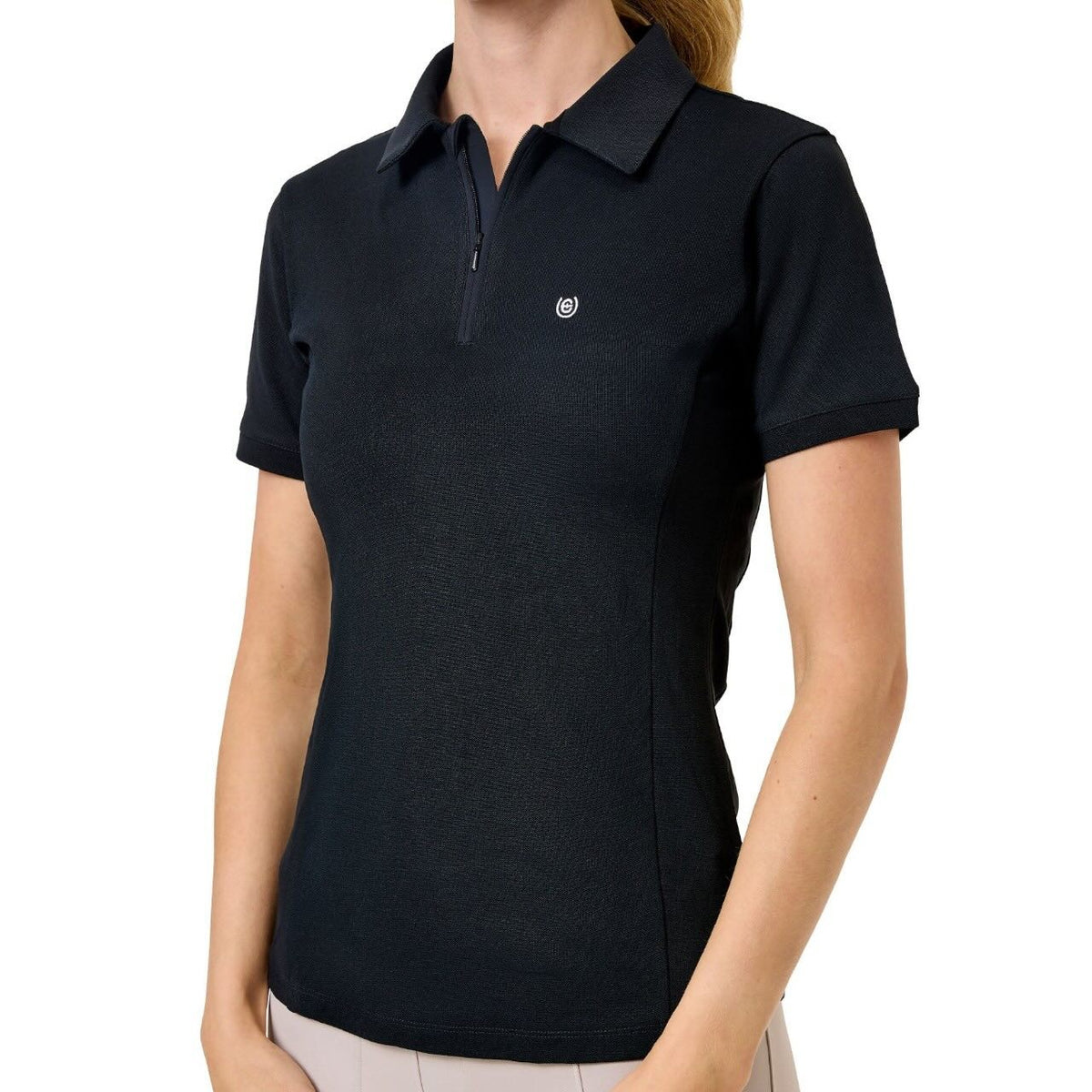 Ženska polo majica z zadrgo