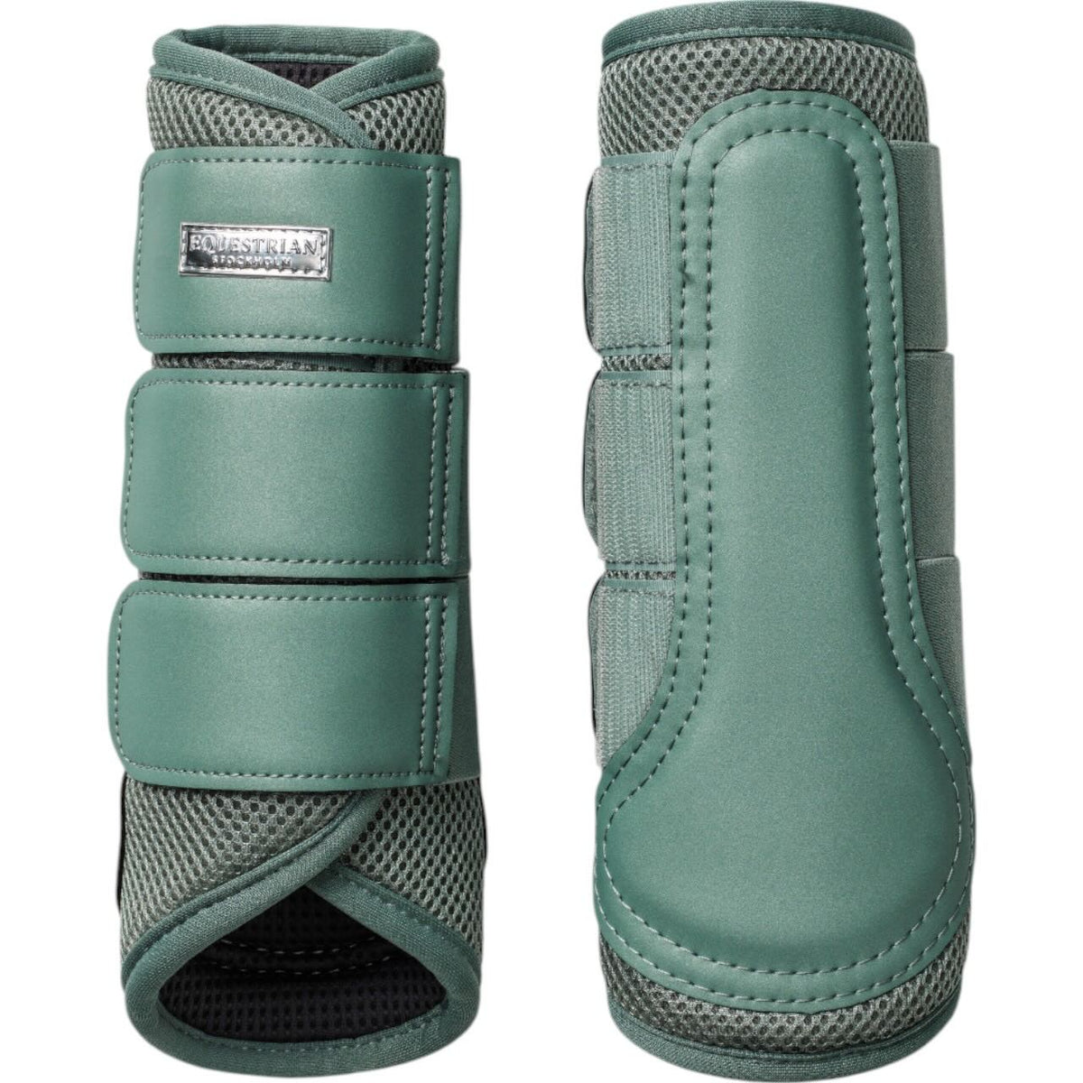 Dressurgamaschen Mesh Mint Green Gamaschen, Mint Green, Produkt allein auf weißem Hintergrund.