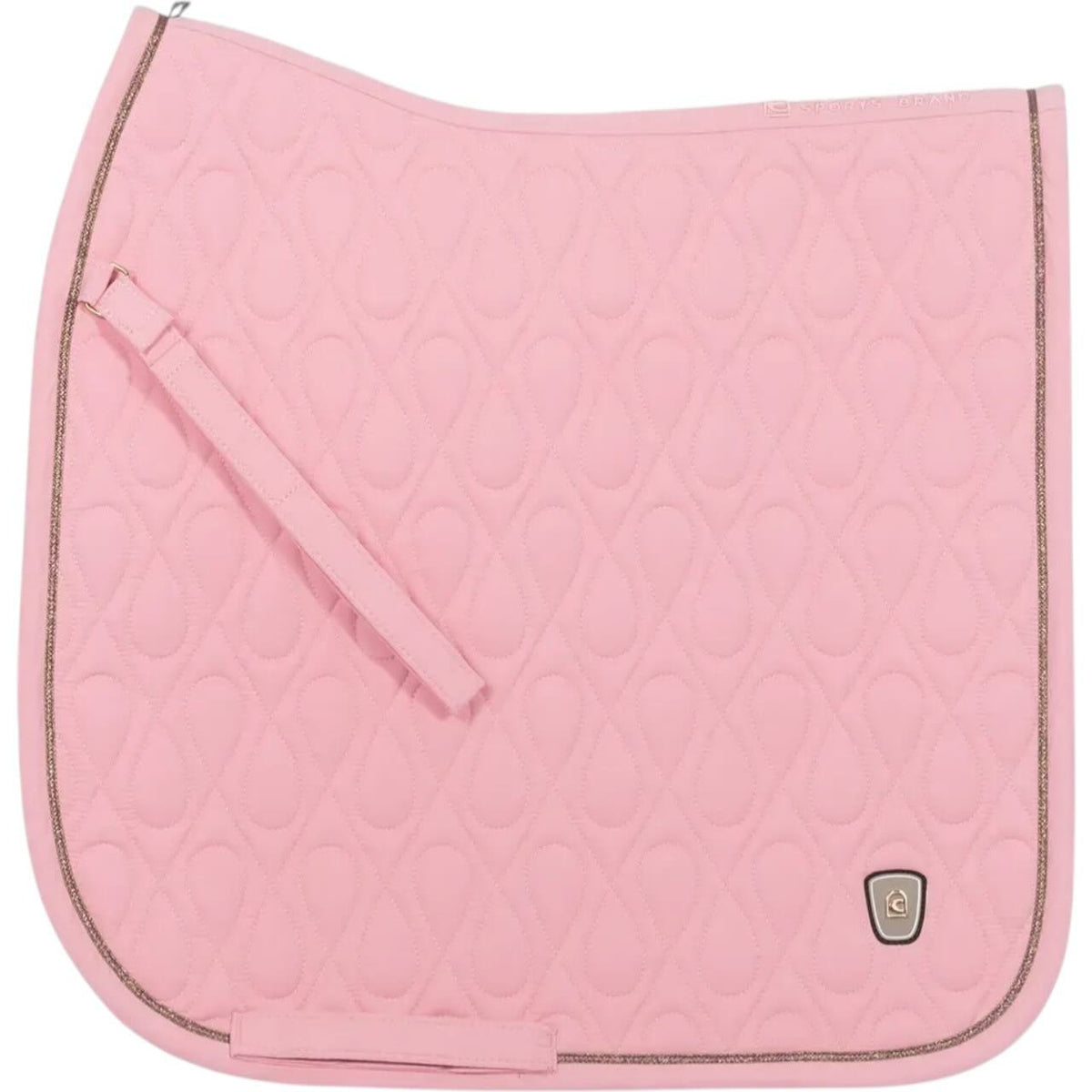 Dressurschabracke CAVALPOLLY FS 2026 Sattelunterlage, Powder Pink, Produkt allein.
