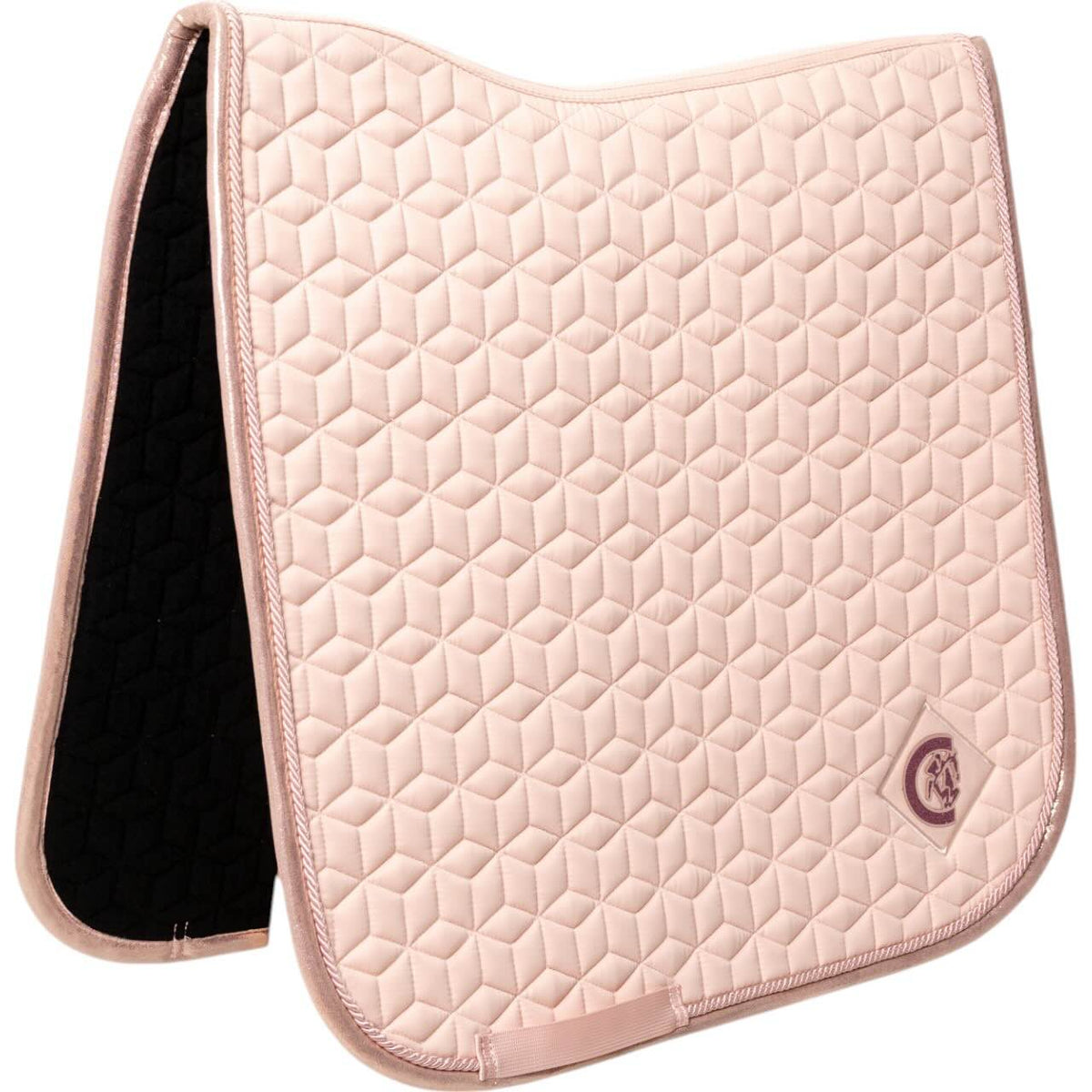 Kentucky Horsewear Dressurschabracke Sparkling Schabracke, Old Rose, Produkt allein.