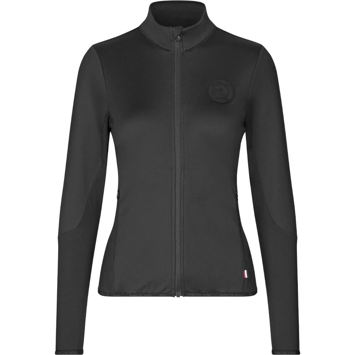 Kingsland Fleecejacke Damen KLMiley HW 2025 Funktionsjacke, Black, Produkt allein.