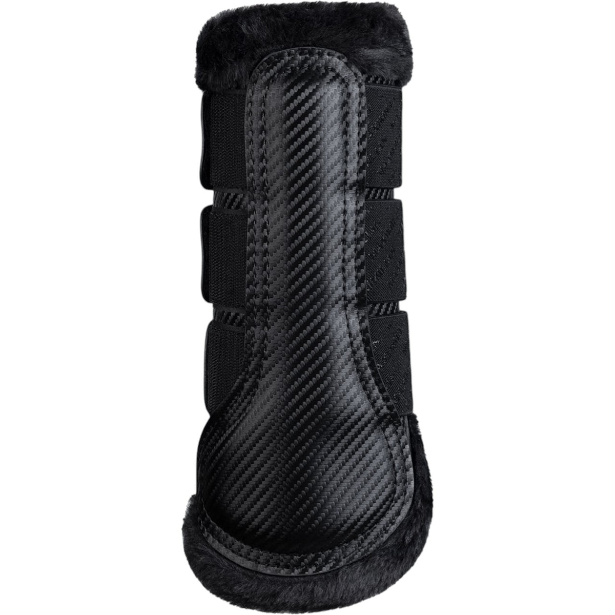 Maximilian Equestrian Gamaschen Drift Brushing Boots, Schwarz, Produkt allein auf weißem Hintergrund.