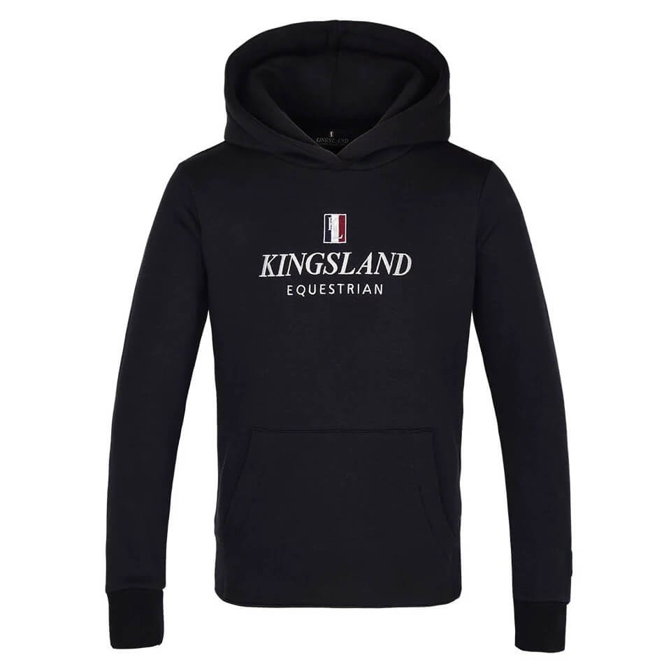 Pullover Kinder Classic Junior Hoodie, Navy, Produkt allein auf weißem Hintergrund.