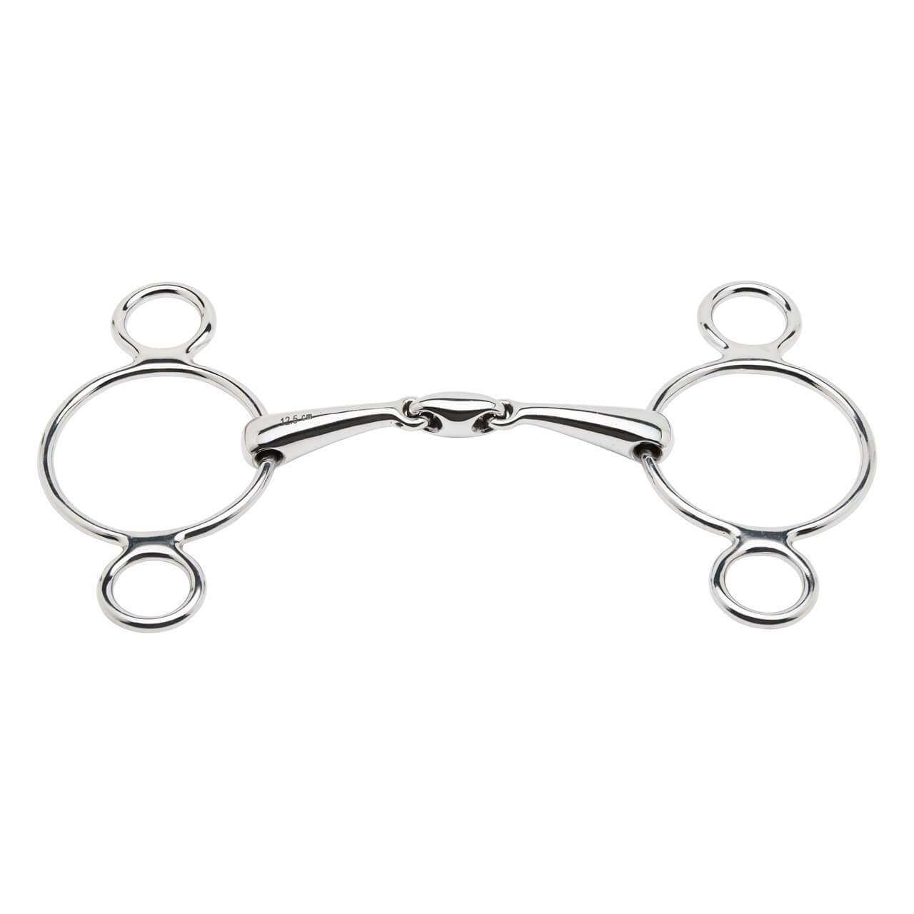 3 Ring Trense Doppelt Gebrochen 16 mm Gebiss