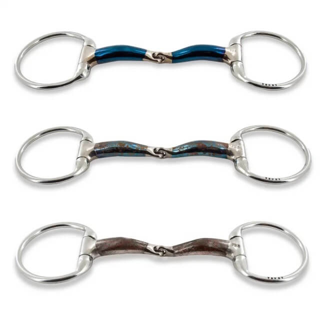 Dressurkandare Low Port 16 mm Sweet Iron Niedrige Zungenfreiheit