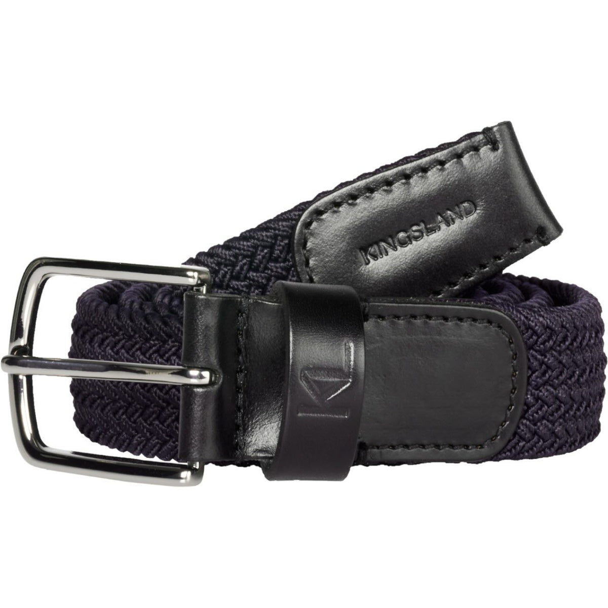 Kingsland Gürtel KLLeslie FS 2026 Flechtgürtel, Navy, Produkt allein auf weißem Hintergrund.