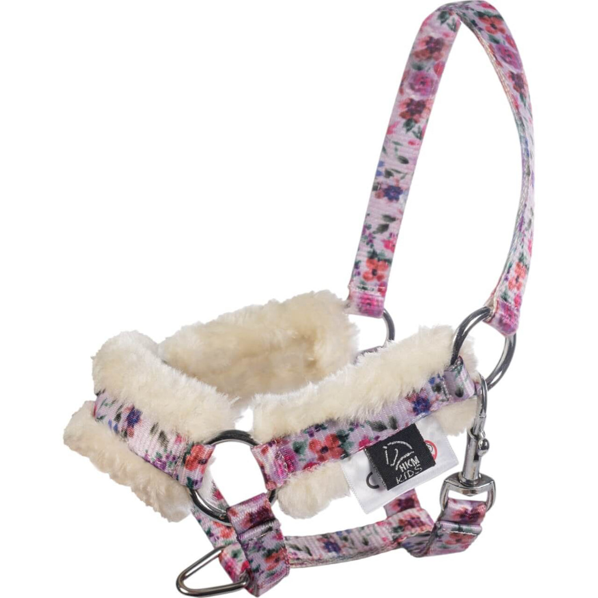 HKM Kids Halfter und Strick Hobby Horsing, mehrfarbig, Produkt allein auf weißem Hintergrund.