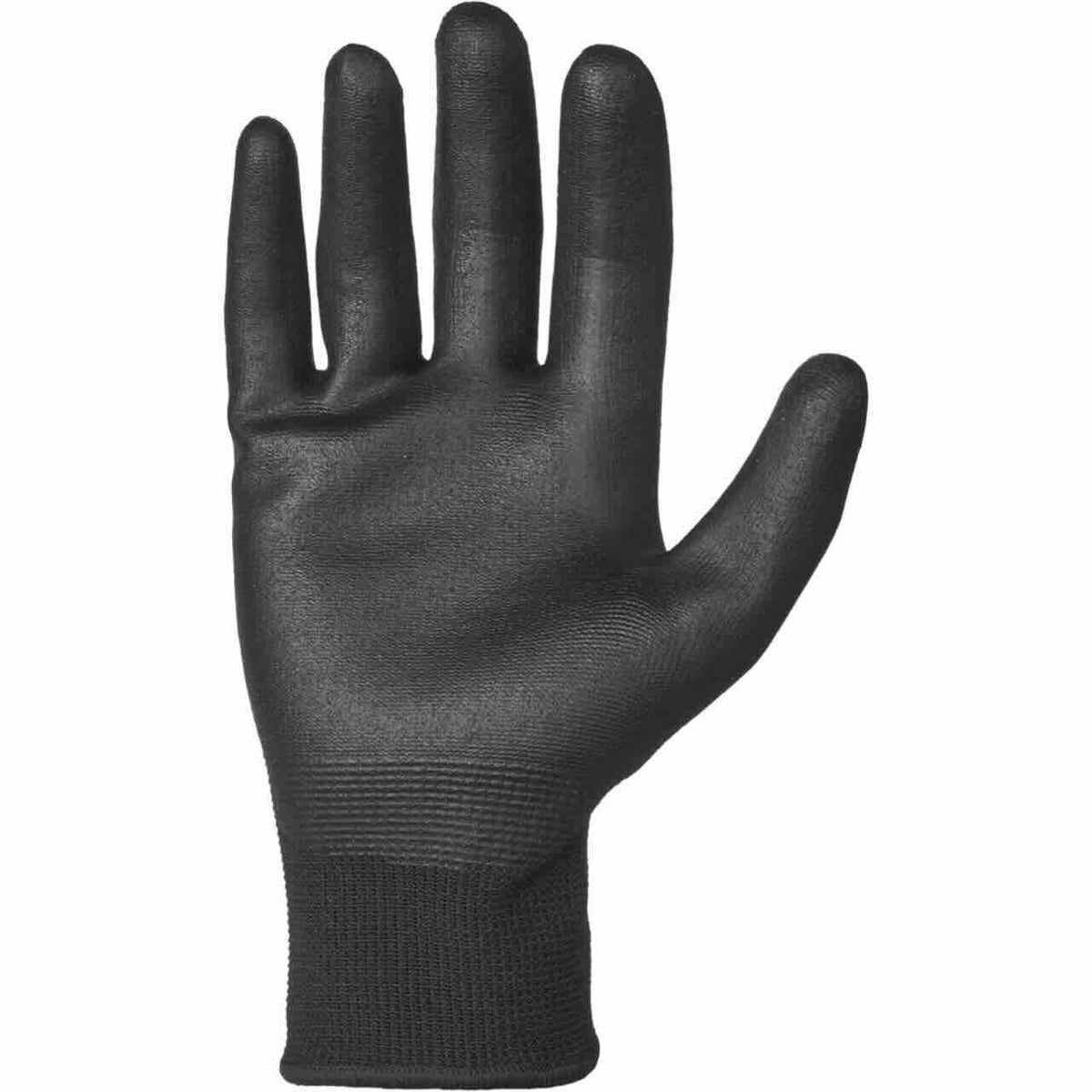 Handschuhe Unisex Arbeitshandschuhe, Schwarz, Produkt allein auf weißem Hintergrund.