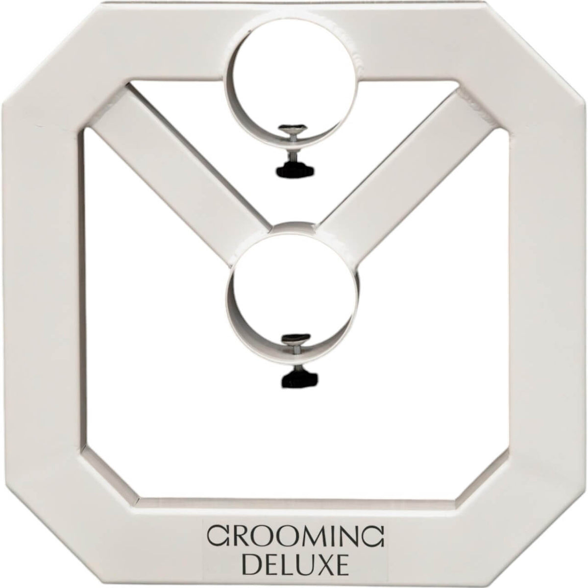 Grooming Deluxe Hindernisständer Aluminium Square Cavaletti, Weiß, Produkt allein.
