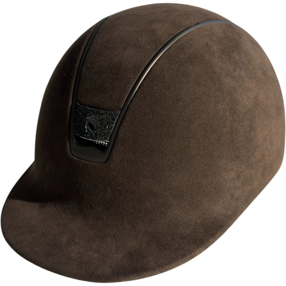 Samshield Reithelm Shadowmatt 2.0 Brown Alcantara Blason Crystal Fabric Black, Produkt allein.