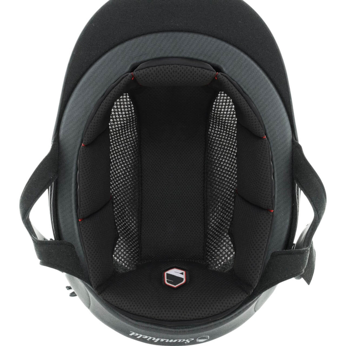 Samshield Inlay Liner Shadow Round 2.0, schwarz, Detailaufnahme des Helminlays.