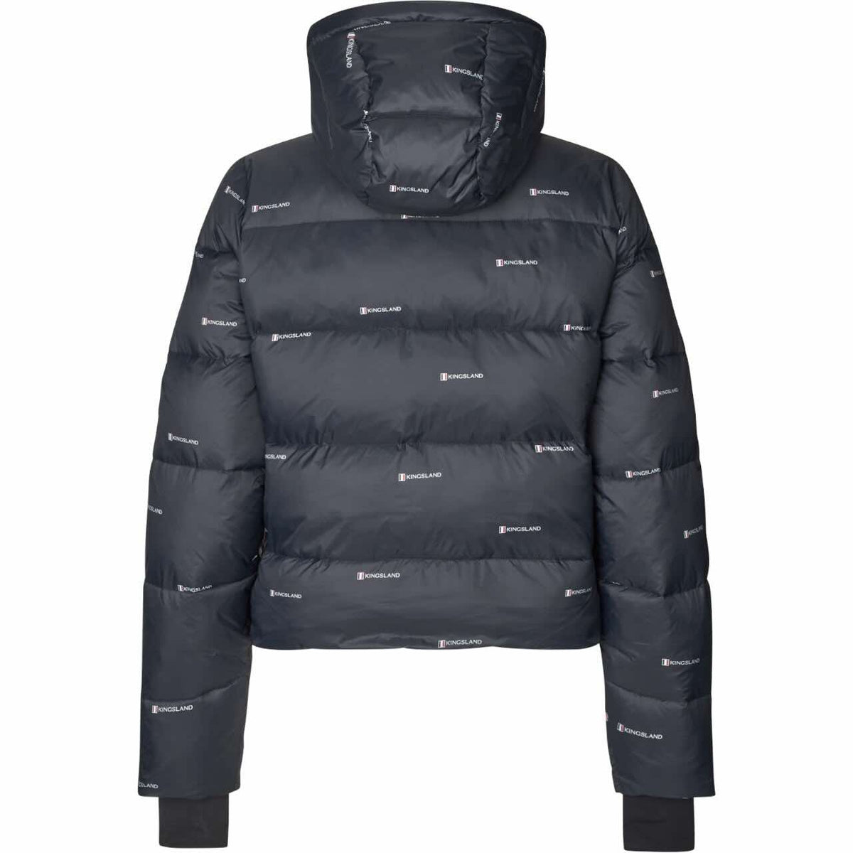 Kingsland Jacke Damen Insulated Steppjacke, Schwarz, Produkt allein auf weißem Hintergrund.