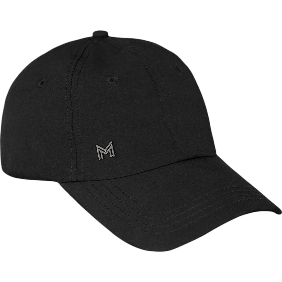 Kappe Ray Cap, Black, Produkt allein auf weißem Hintergrund.