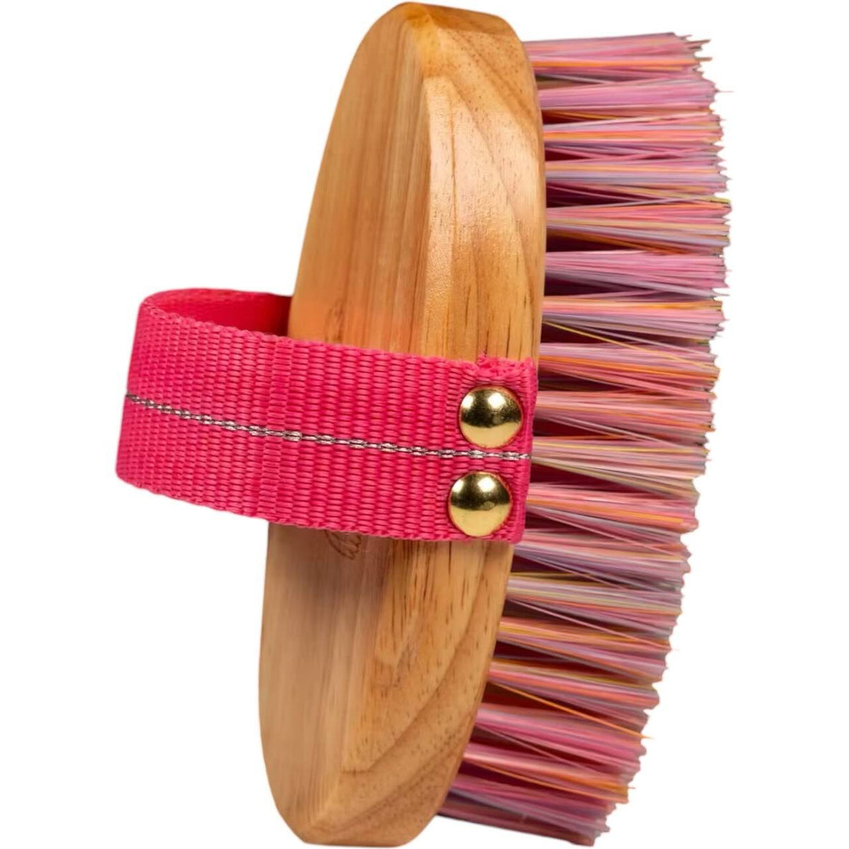 Kardätsche Sammy Einhorn Bürste, Pink, Produkt allein auf weißem Hintergrund.