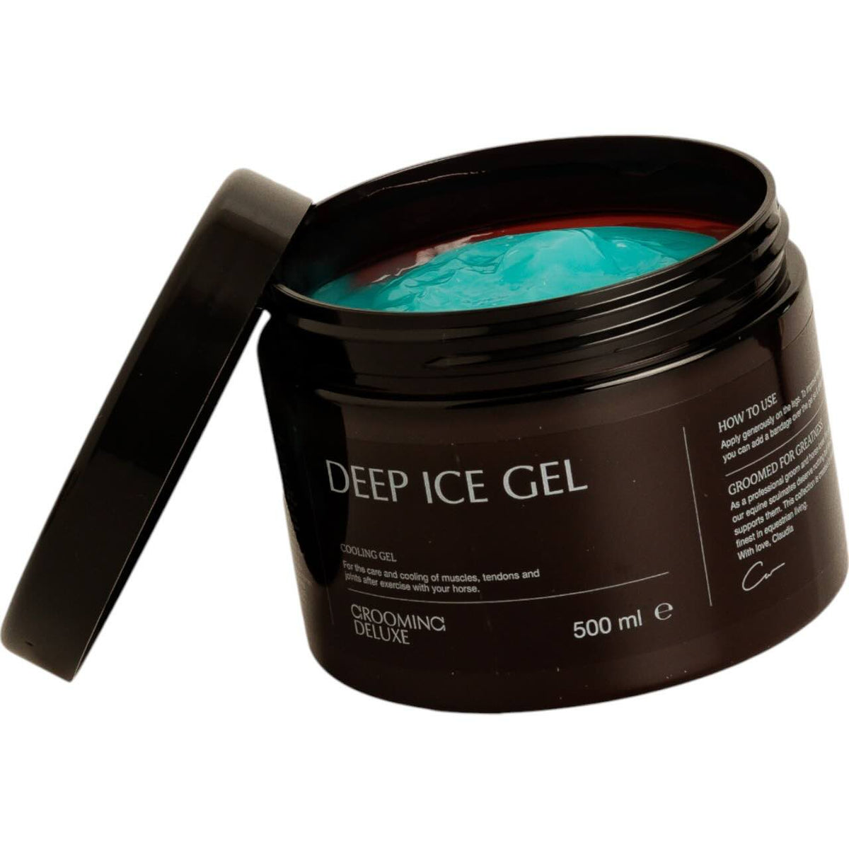 Grooming Deluxe Kühlgel Recovering Ice Gel, 500 ml, Produkt allein auf weißem Hintergrund.