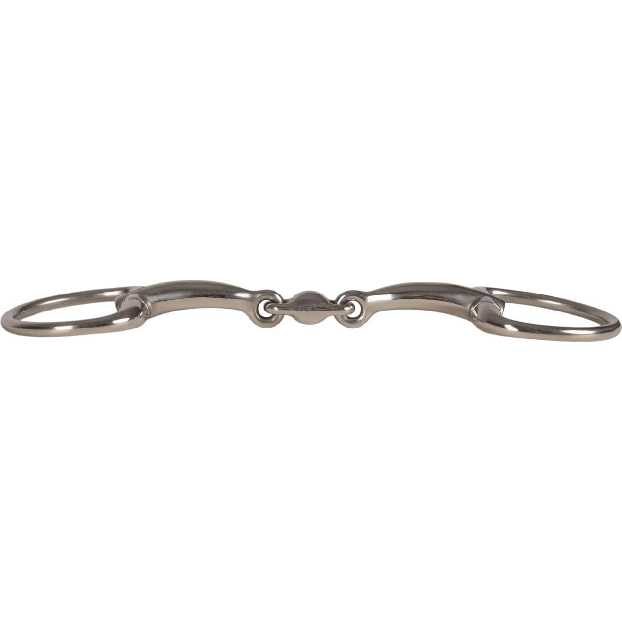 Olivenkopftrense doppelt gebrochen Stainless Steel Gebiss