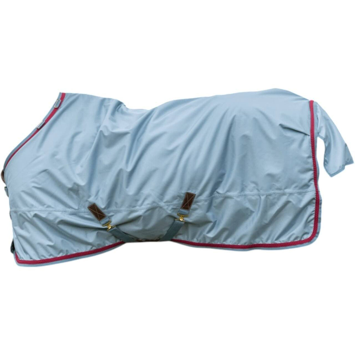 Outdoordecke 160g All Weather Waterproof Pro Weidedecke, Denim, Produkt allein auf weißem Hintergrund.