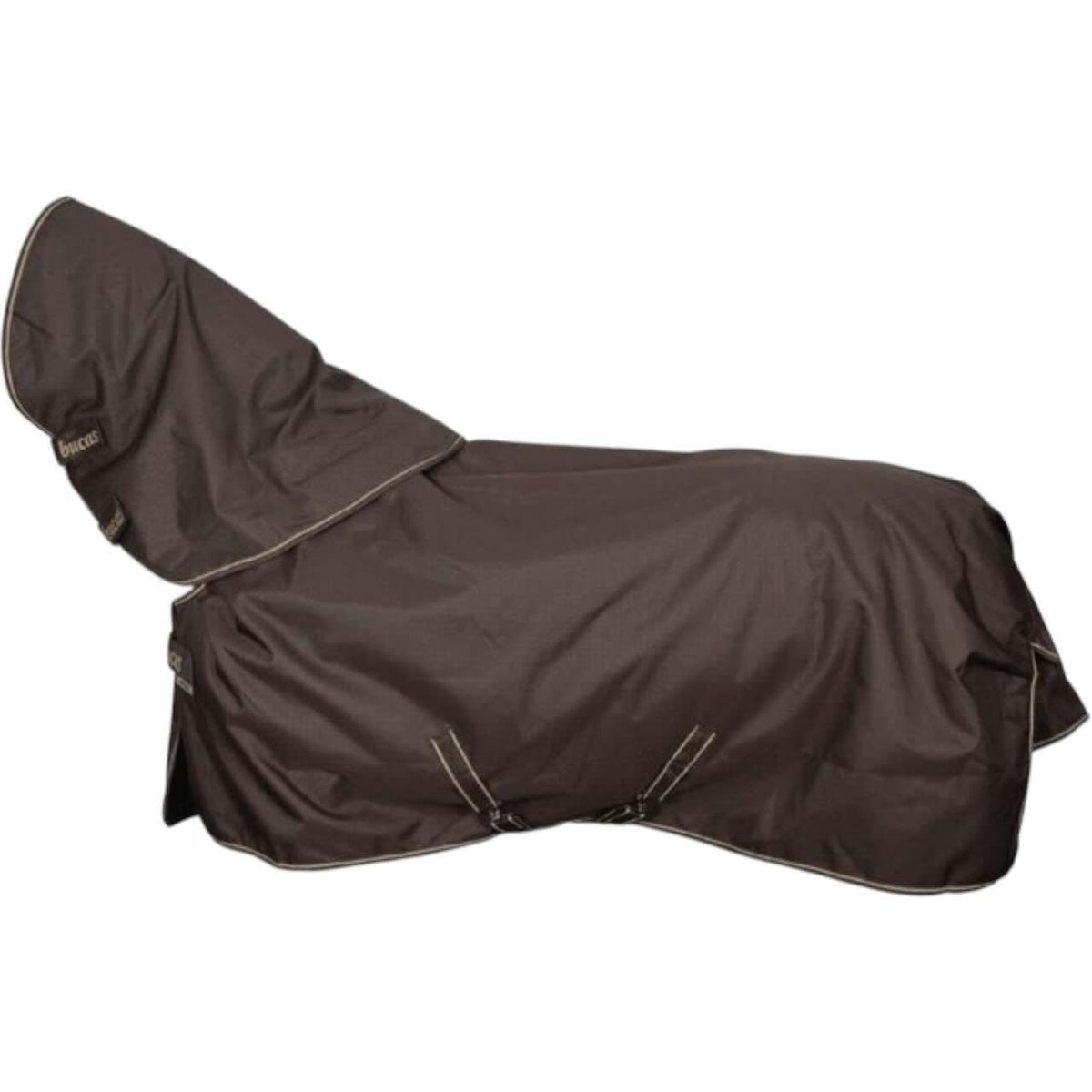 Bucas Outdoordecke 50g mit Halsteil Irish Turnout Light Regendecke, Espresso, Produkt allein.