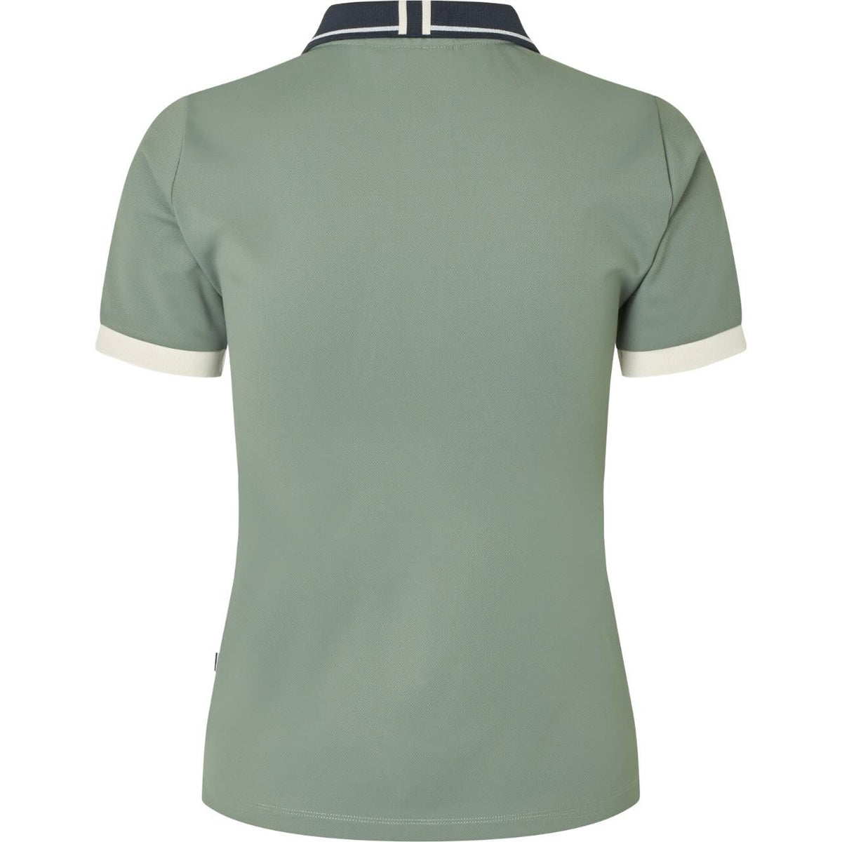 Kingsland Poloshirt Damen KLLaura FS 2026 Tshirt, Grün, Rückansicht des Produkts.