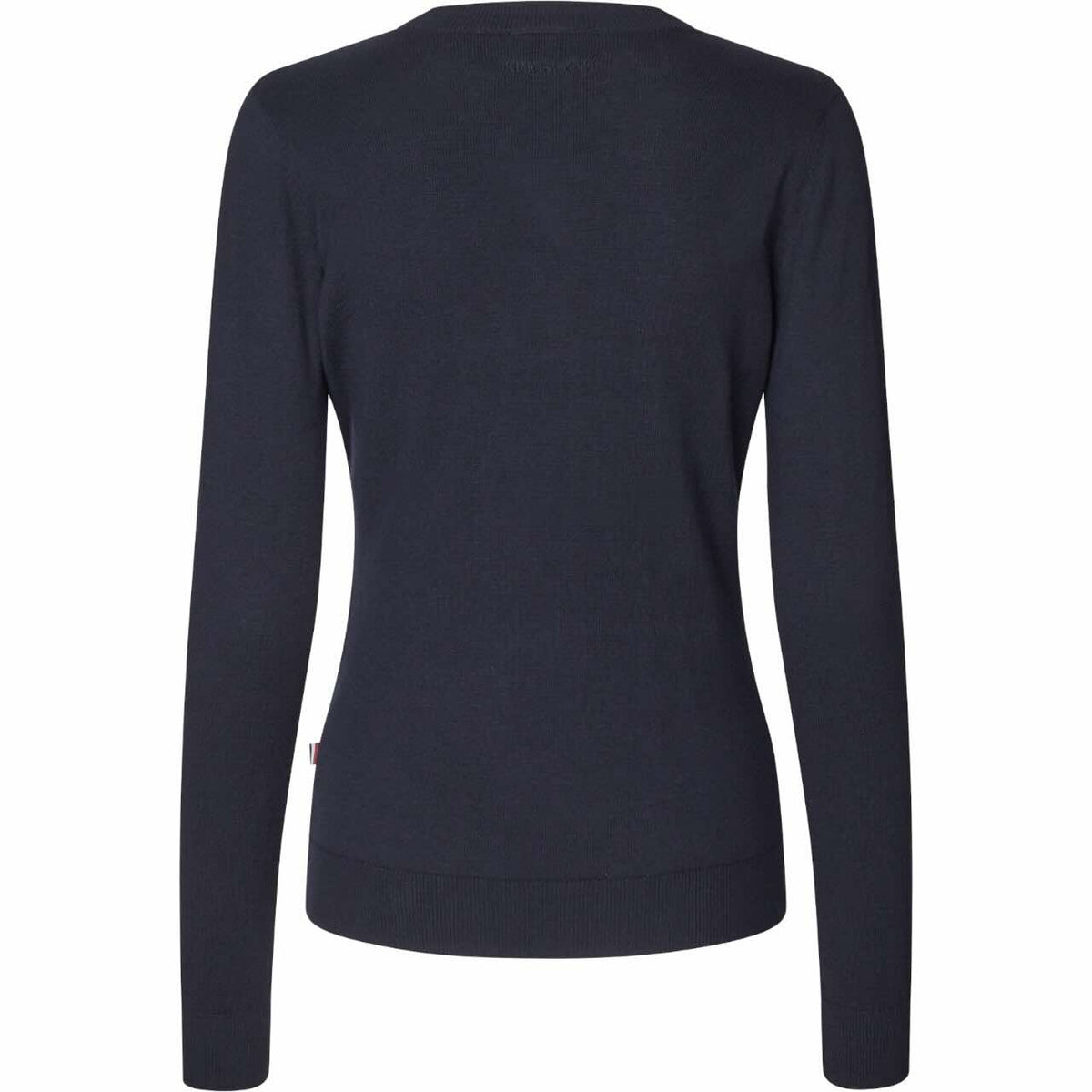 Kingsland Pullover Damen V-Neck Sweatshirt, Schwarz, Produkt allein auf weißem Hintergrund.